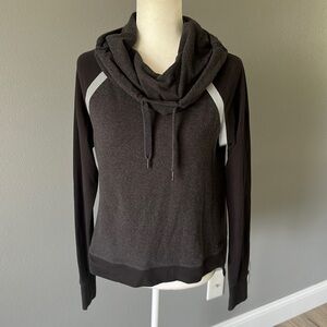 Sweaty Betty Gray Cowl Neck Sweatshirt